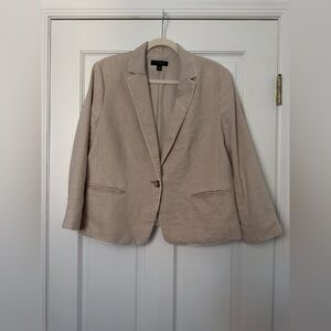 Calvin Klein Women's Beige Petite Blazer Size 16P